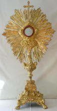 Antique French Silver Baroque Monstrance ref 8248